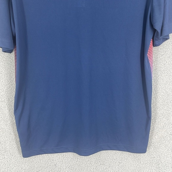 Greg Norman Dubarry short sleeve striped multi color shirt men’s Large golf polo - Picture 11 of 12